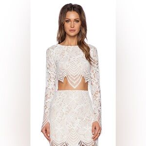 Like New For Love and Lemons Guava set sz XS/S